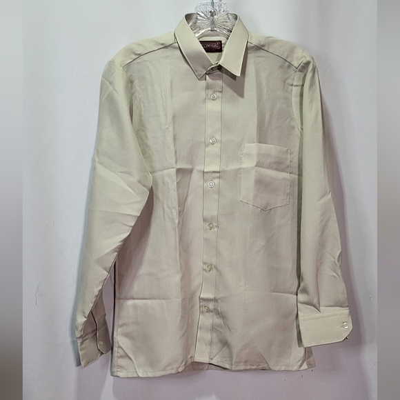 Sonneti Other - Sonneti Men's Light Green Long Sleeve Dress Shirt Size 14.5 Neck/Small EUC